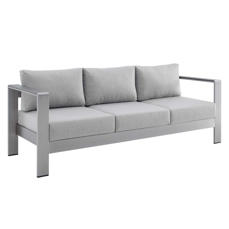Canapé d'extérieur Shore Sunbrella, gris