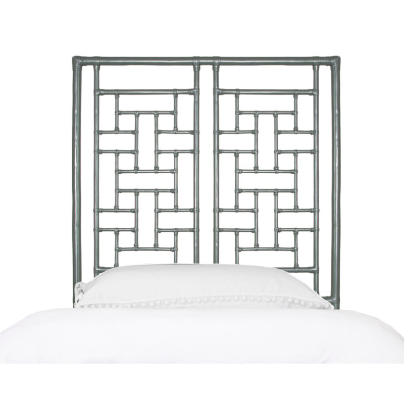 Ohana Rattan Open-Frame Headboard, Twin, Evergreen