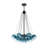 Chic Modern Gradient Glass Cluster Bubble Chandelier-145003313