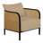 Havana Lounge Chair - Black/Natural Cane-979920530-951824291-951824247