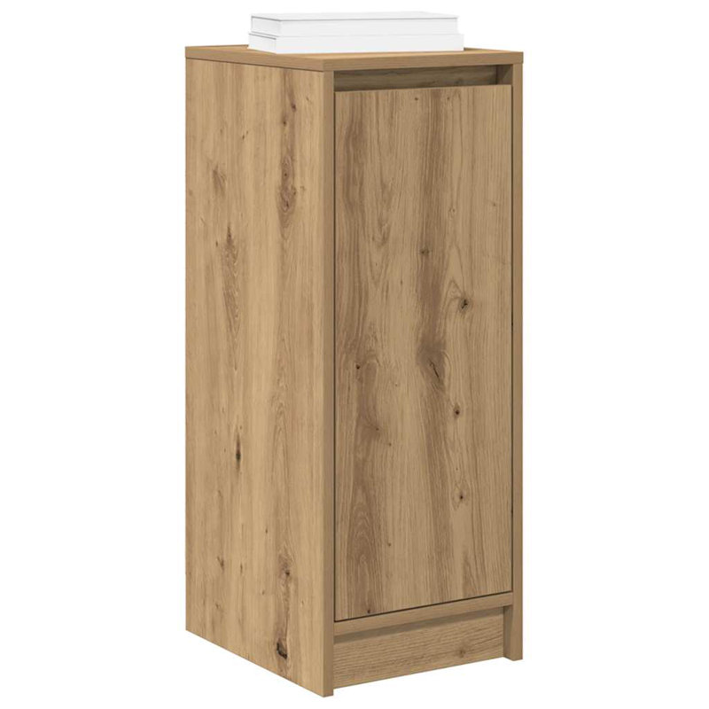 3 Pair Shoe Storage Cabinet, Artisan Oak
