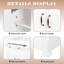 27.8" Bathroom Cabinet, Only Cabinet, White-369726043