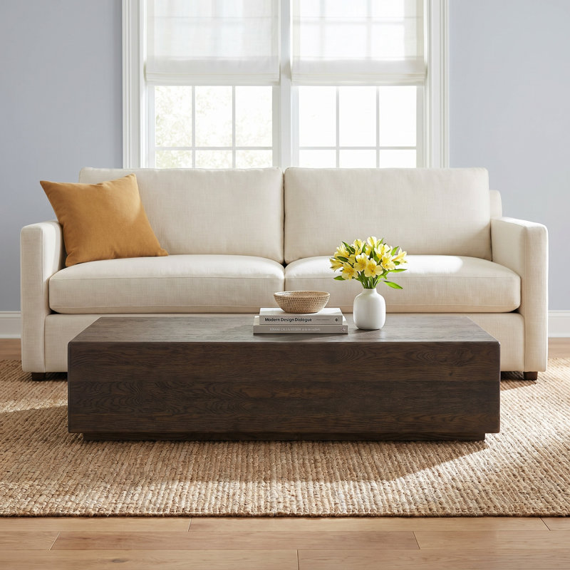 Elia Single Coffee Table, Brown