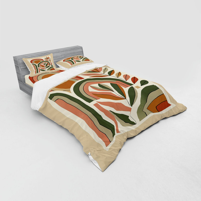 Polyester Not Solid Colour Duvet Cover, King Duvet Cover + 3 Additional Pieces
