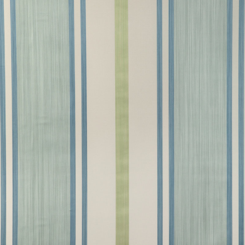 Davies Stripe, Aqua/Leaf