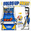 Jeu d'arcade de basketball pliable à deux coups avec tableau d'affichage à DEL, 4 balles et pompe