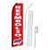 Double Sided 144'' H x 30'' W Polyester Flag Set