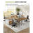 Modern 63" Executive Computer Desk and 31"Lateral File Cabinet, Professional  Home Office Furniture-1093760470