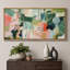 «Mid Century Shape Colorful Abstraction Vibrant», reproduction d'art sur toile-98041898-111376732