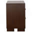 Table de chevet 2 tiroirs Polk Cappuccino
