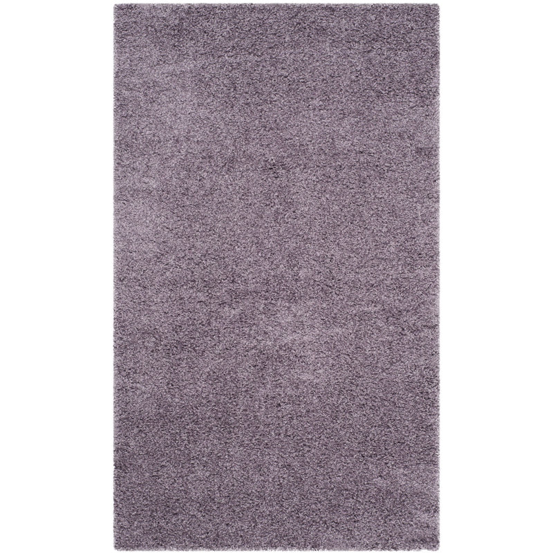 Rizco Shag Performance Solid Color Rug, Rectangle 2'3" x 4'
