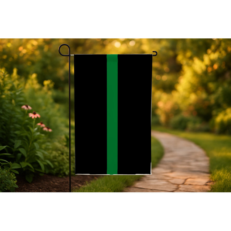 Drapeau Thin Green Line — Drapeau extérieur, H 36 po x l 60 po