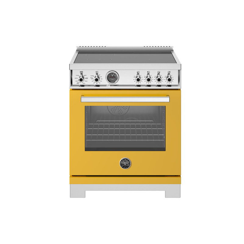 Bertazzoni 30'' W Free Standing Range, Electric, White Gloss