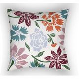 Moody Floral Floral Throw Pillow