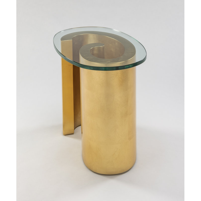 Glass End Table