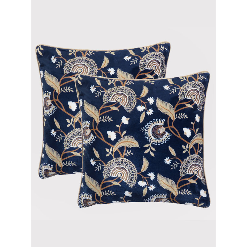 Coussin Floral, 16 po x 16 po