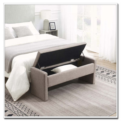 Banc de lit moderne avec rangement
