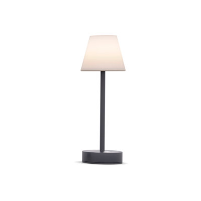 Alexous 32cm Table Lamp Metal body, Rechargeable battery, for outdoor or indoor use