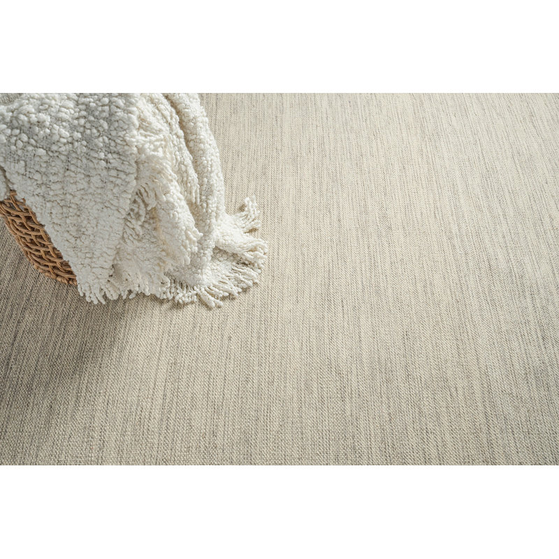 Chelsea Flatweave Wood Area Rug, Rectangle 2' x 3', Beige/Gray