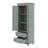 Tall Storage Cabinet With 2 Drawers-871252654