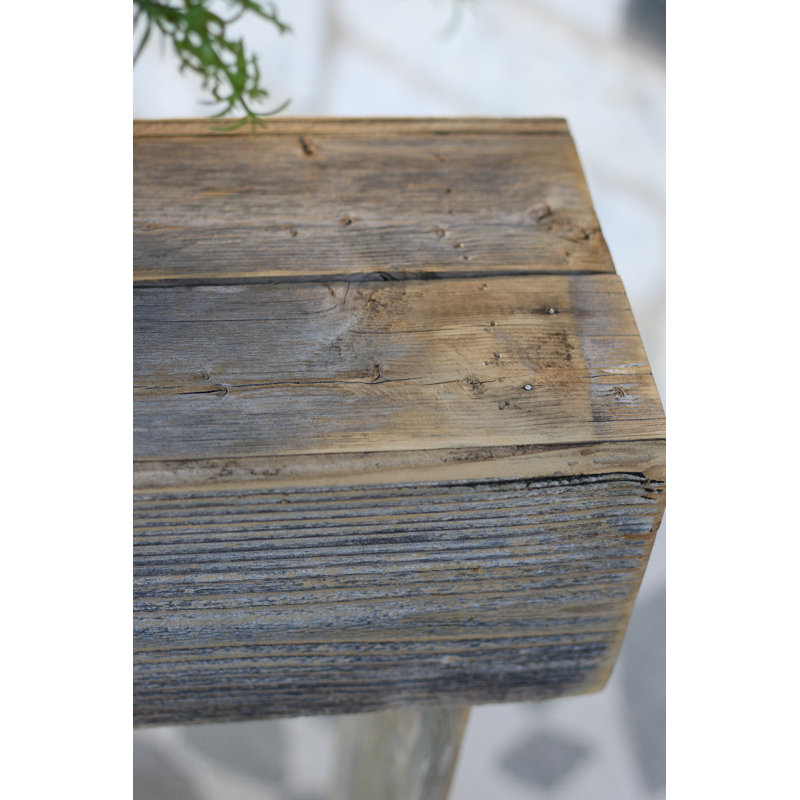  Console mince en bois récupéré | Décoration minimale de vestibule (26 po x 8 po x H 30 po) naturel, Naturel