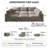 99" Sectional Modular Sofa With Storage-1450110460-1450110462