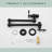 Single Hole Wall Mounted Swing Arm Folding Pot Filler Kitchen Faucet With Double Handles-106838112