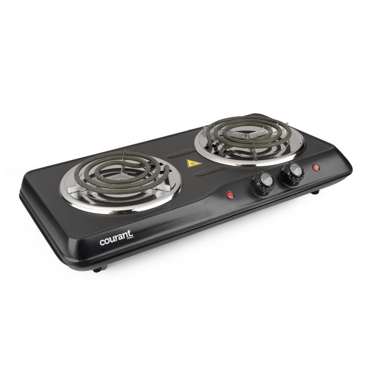 Courant CEB-2183K Electric Double Burner Black