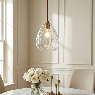 Teandrea 1-Light 7.8" W Dimmable Pendant with Adjustable Length