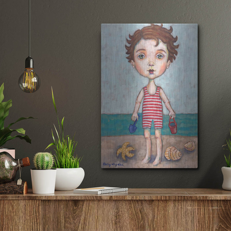 «Beach Boy» par Holly Wojhan, H 16 po x l 12 po