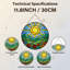 Panneau de vitrail 12 "H Sunshine Landscape-520937583