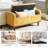 Luker 46.2" W Upholstered Tufted Storage Bench with Solid Wood Legs-2051996011