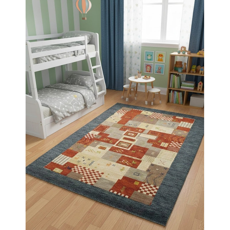 Wool Patchwork Indoor Rug