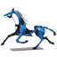 Sculpture de cheval en métal faite à la main-145954067