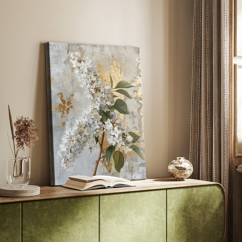 FLORAL Series CCXLVII - Gallery Cavas sur mesure, H 27 po x l 18 po