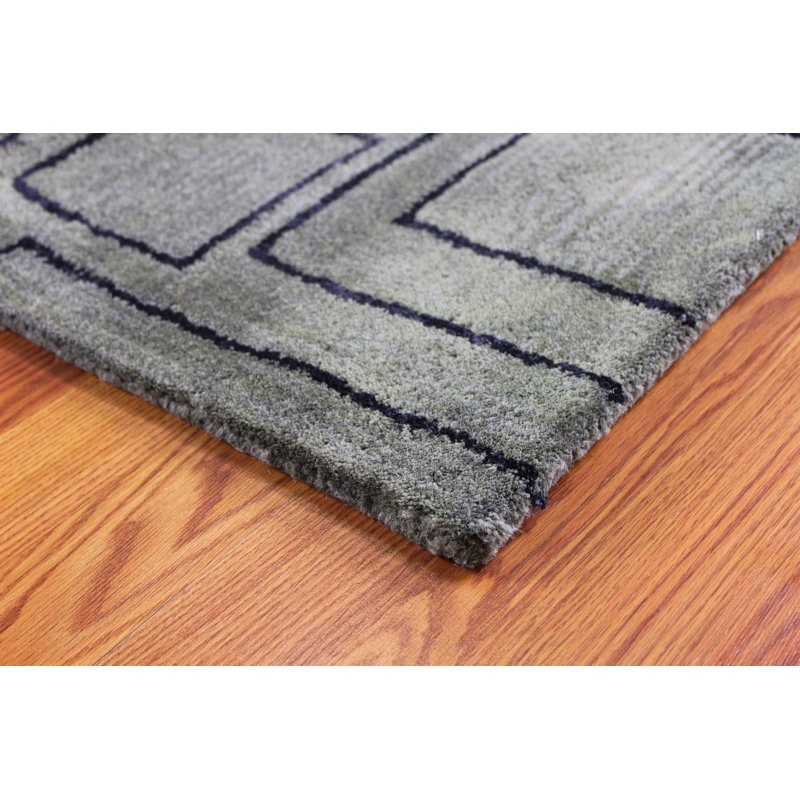 Ripon Wool Geometric Indoor Rug, Square 1'6"