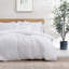 Ensemble de housse de couette 100% coton gaufré moderne 3 pièces DKNY-73482879-98496626