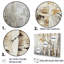 Ensemble d'art mural en toile argent et beige avec bouleau-107765092-107765091