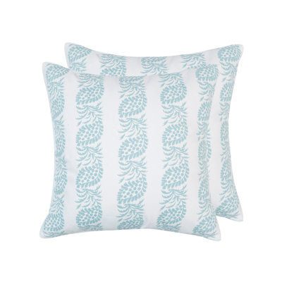 Housse de coussin en coton BLOC PRINT