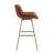 Abingdon Swivel Upholstered Counter Stool with Metal Frame-1693388504