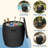 9.5 Gallon Patio Ice Chest And Side Table(black)-2083586549