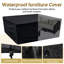 𝗡𝗼-𝗔𝘀𝘀𝗲𝗺𝗯𝗹𝘆 𝗖𝗵𝗮𝗶𝗿𝘀, Ensemble de conversation modulaire d'extérieur en osier pour 8 personnes avec conversation et coussins-1716500187-1716500167-1716500164