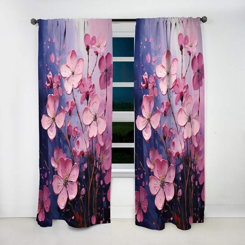 Occhionero Neon Fantasy - rideau en velours traditionnel - obscurcissant - 1 panneau, L 52 po x L 63 po