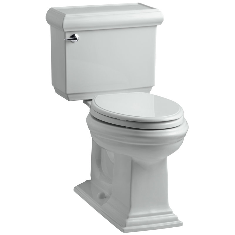 Toilette allongée deux pièces Memoir Classic, Gris glacé