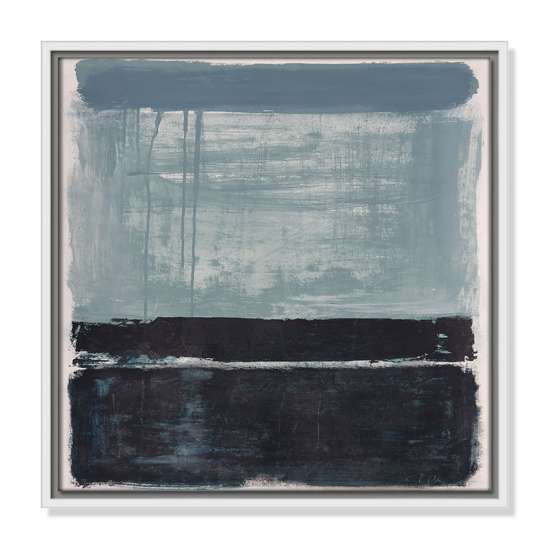 «Coastal Delight II», reproduction carrée par Casa Fine Arts, Blanc, H 17,5 po x l 17,5 po