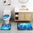 Animal Print Shower Curtain with Hooks Included
