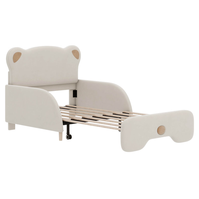 Canapé-lit simple tapissier extensible de taille XL