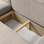 3 Seater Corduroy Corner Sofa -1351048148