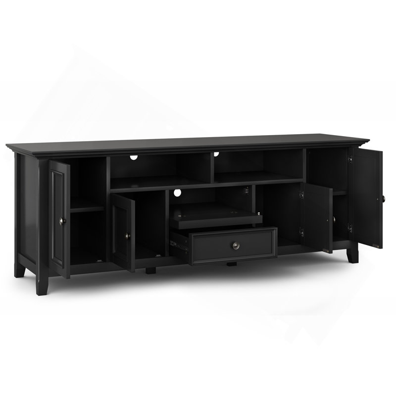 Meuble télé 72 po, Noir