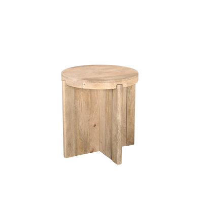 Josiane Solid Wood End Table